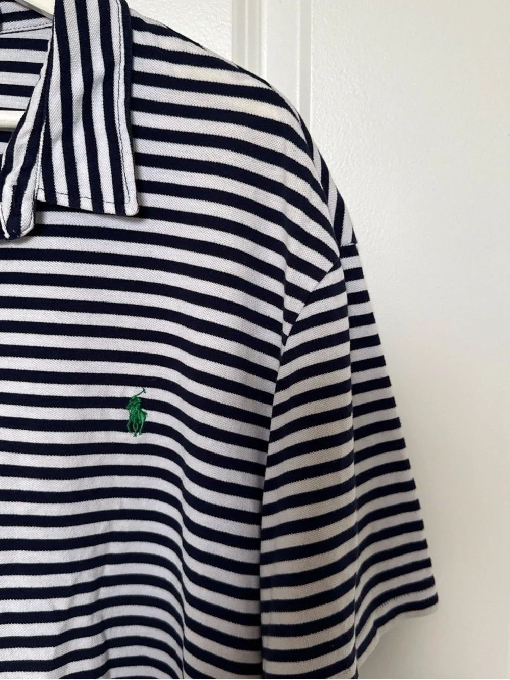 Polo Ralph Lauren Featherweight Mesh Polo Shirt Green Logo Size XXL